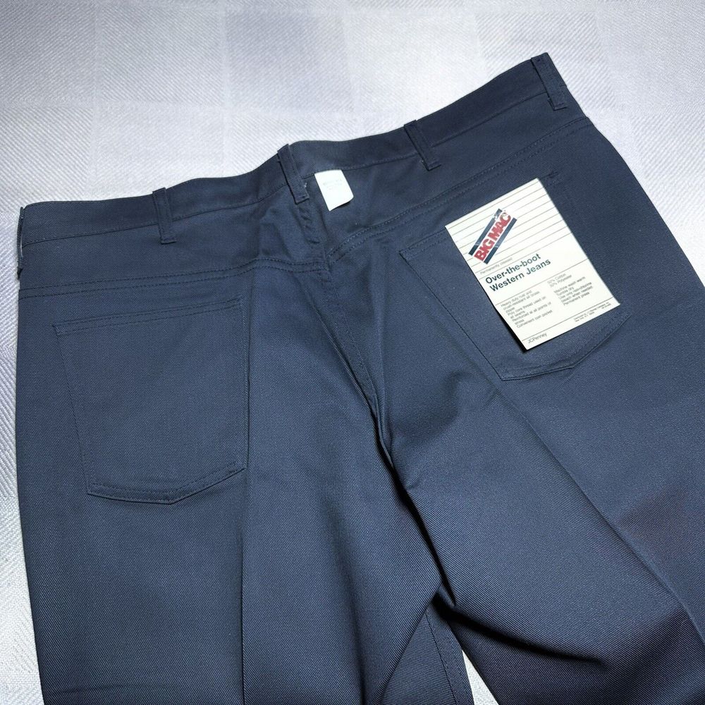 Vtg Big Mac Jcpenney Over The Boot Permanently Creased Western Jeans 44x31 Nwt B